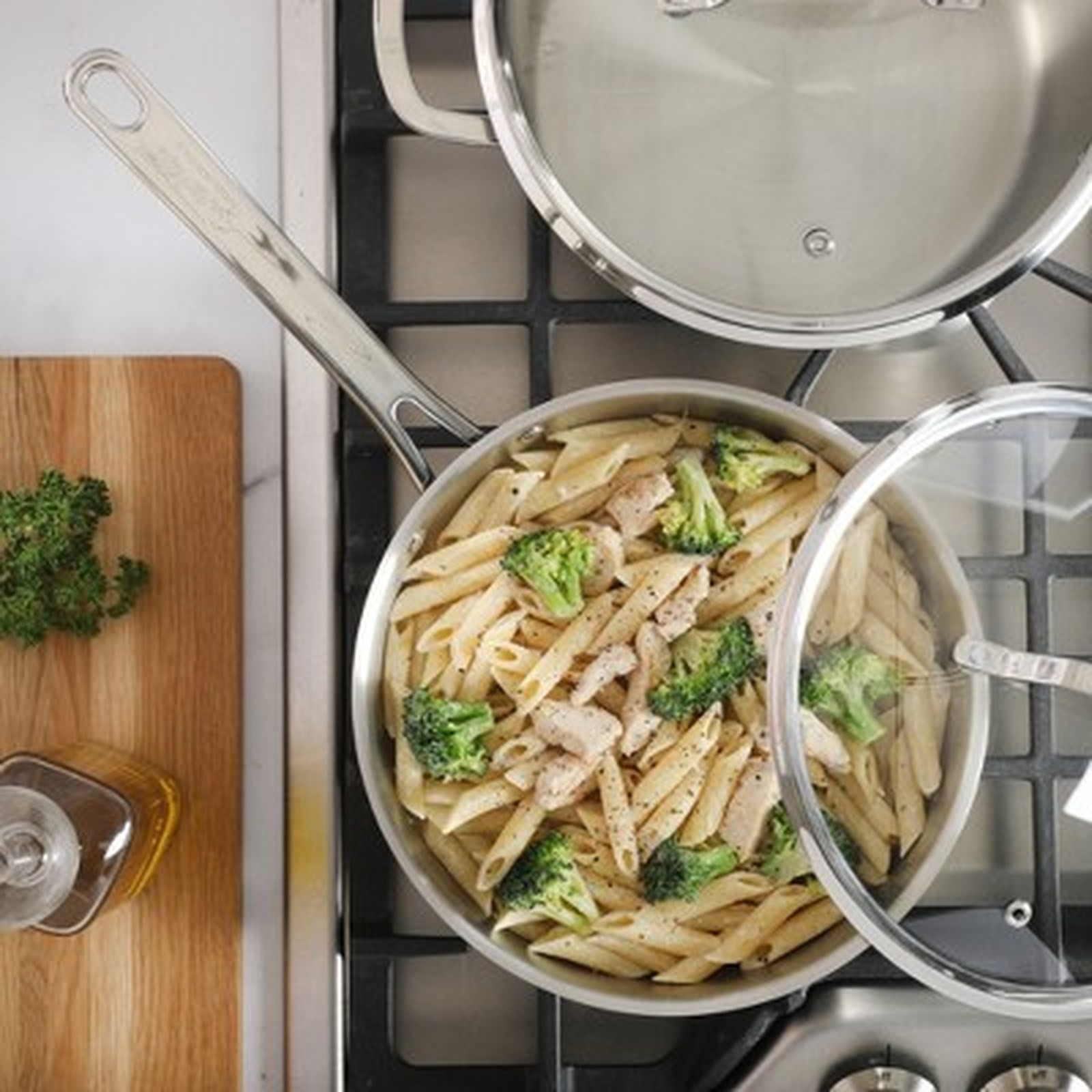 Sur La Table 10 Piece Stainless Steel Pots and Pans Cookware Set