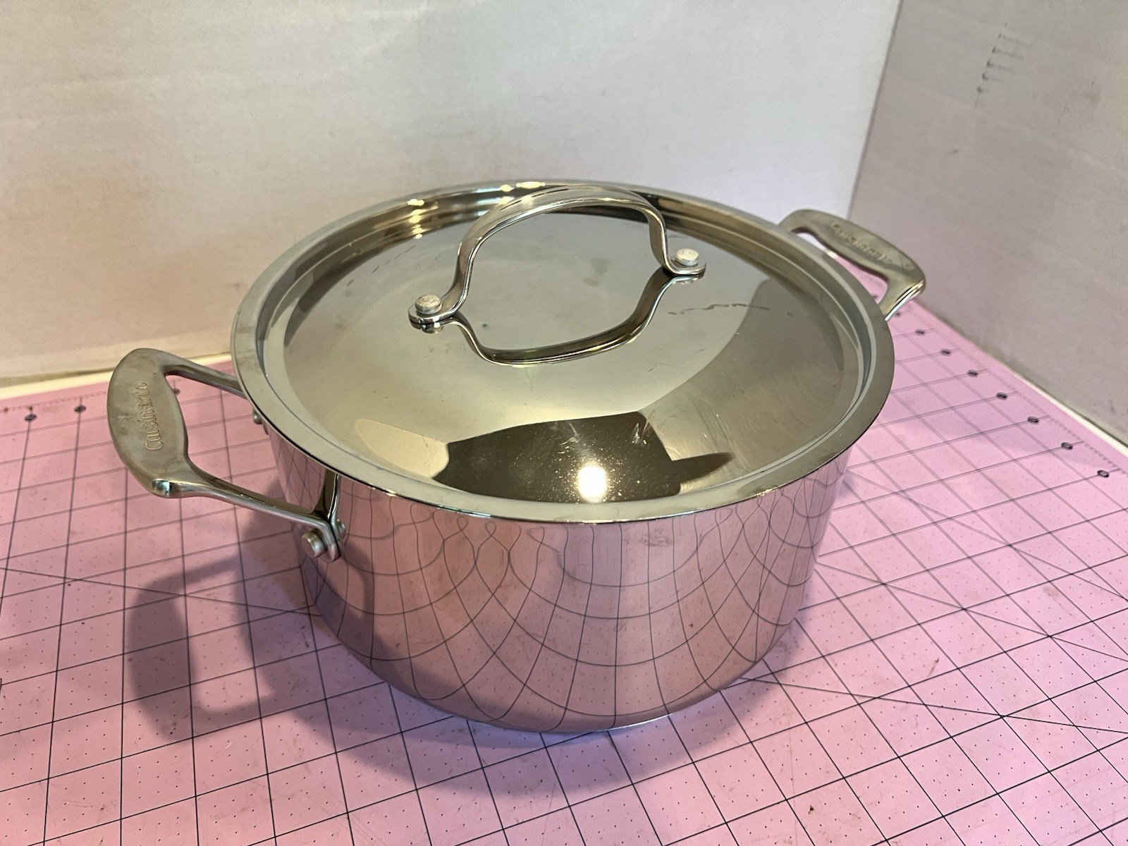 Cuisinart Chef’s Classic 6 Quart Stainless Steel Sauce Pot w/ Cover Lid 744-24