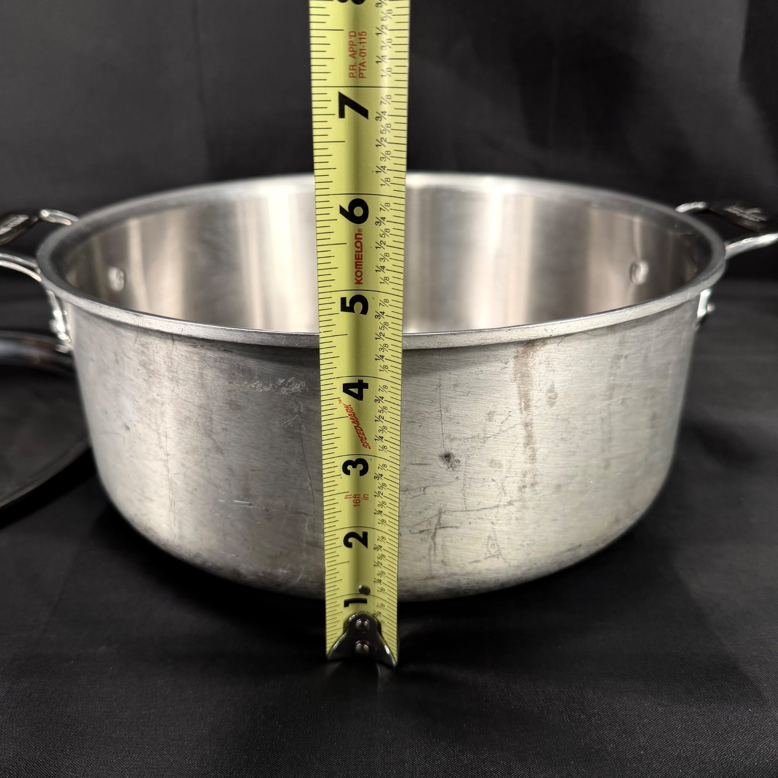 Vintage All Clad Master Chef2 Stockpot 6 Qt. Stainless Steel w/Lid – Made in USA