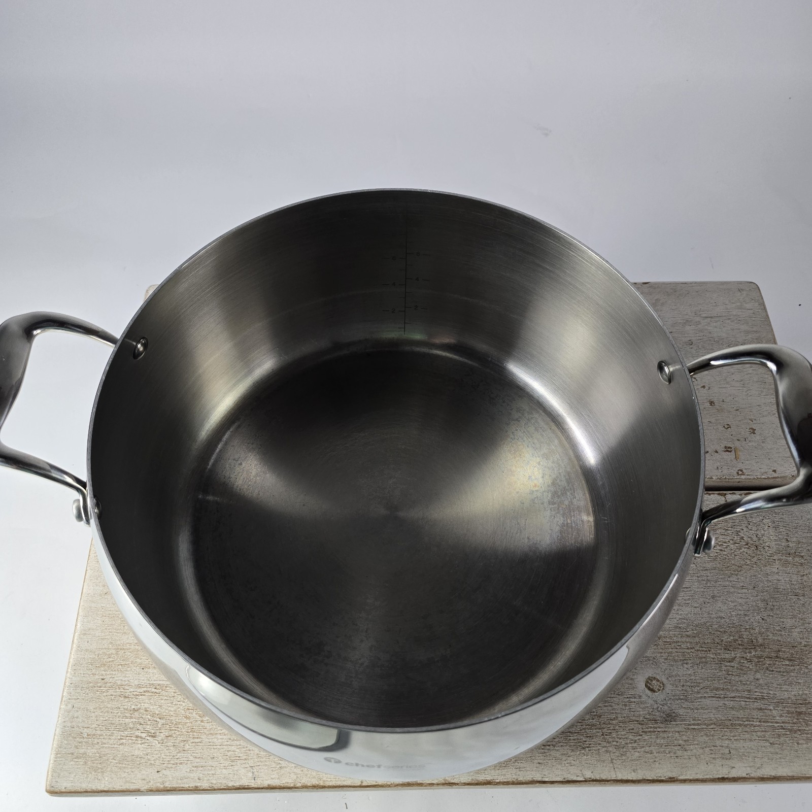 Tupperware Chef Series Stainless 12 Qt Stockpot Dutch Oven Roaster Lid
