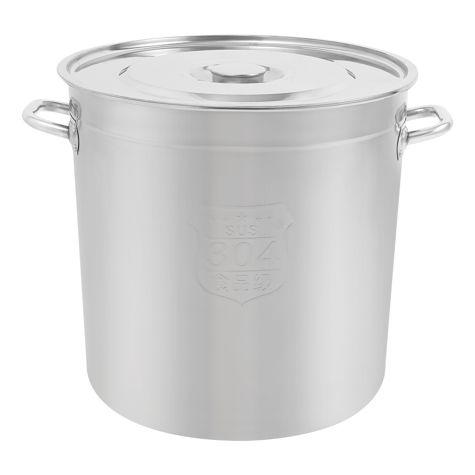 48L Stainless Steel Pot Large Cooking Pot with Lid Stainless Steel Soup Pot