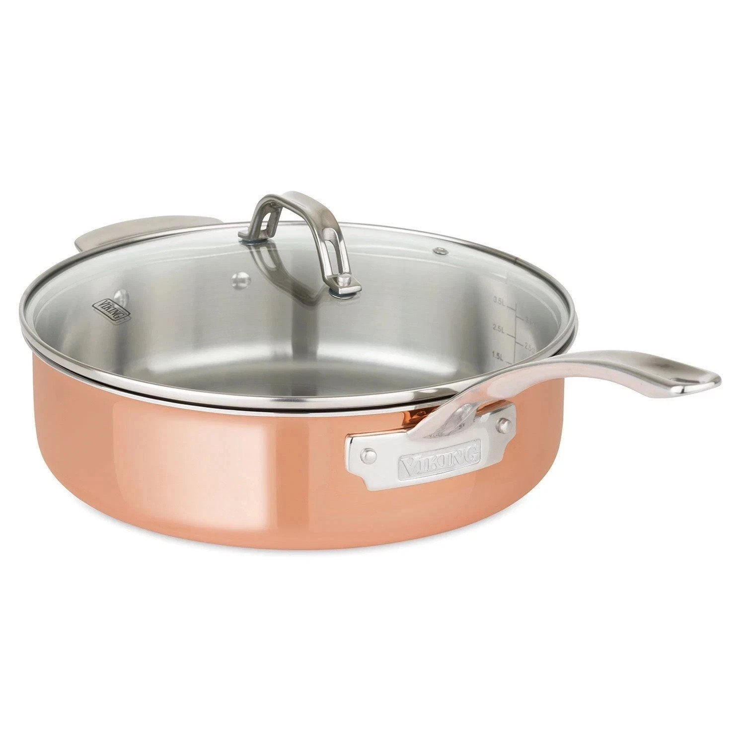 Viking 3-ply 13PC Cookware Set with Vented Glass Lids – Choose Type – New Opened