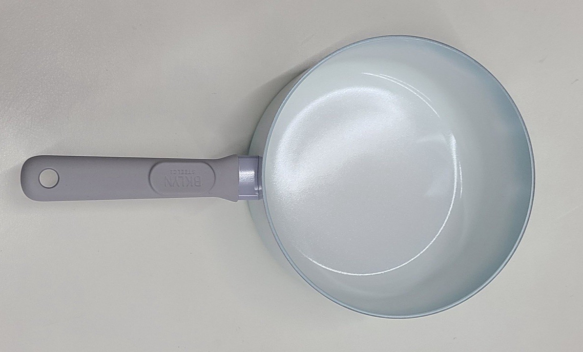 BKLYN Steel Co Lunar Eclipce Ceramic Nonstick Cookware Set 12 Pc Light Blue