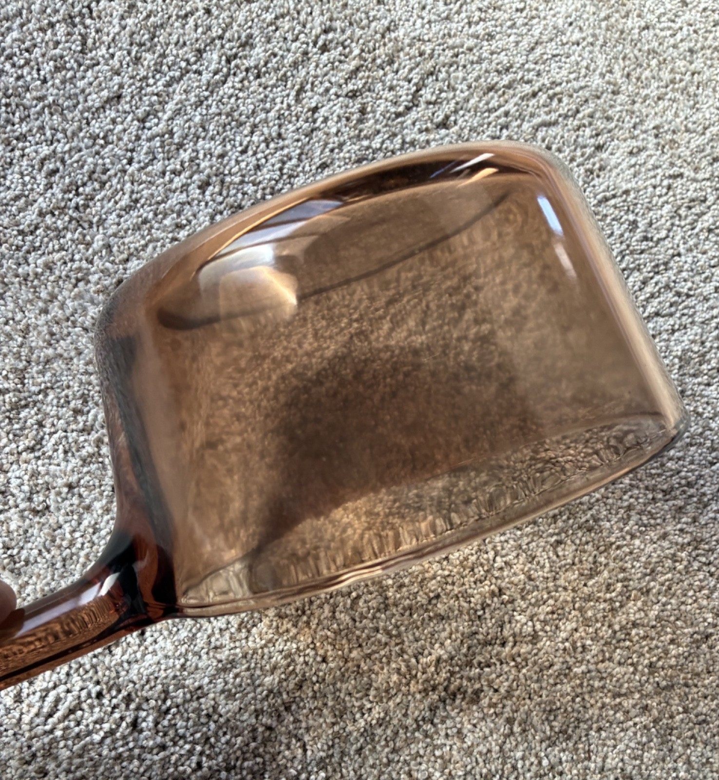 Corning Pyrex Visions Amber 1 1/2 Quart 1.5 Covered Saucepan pan & Lid V-1.5-C