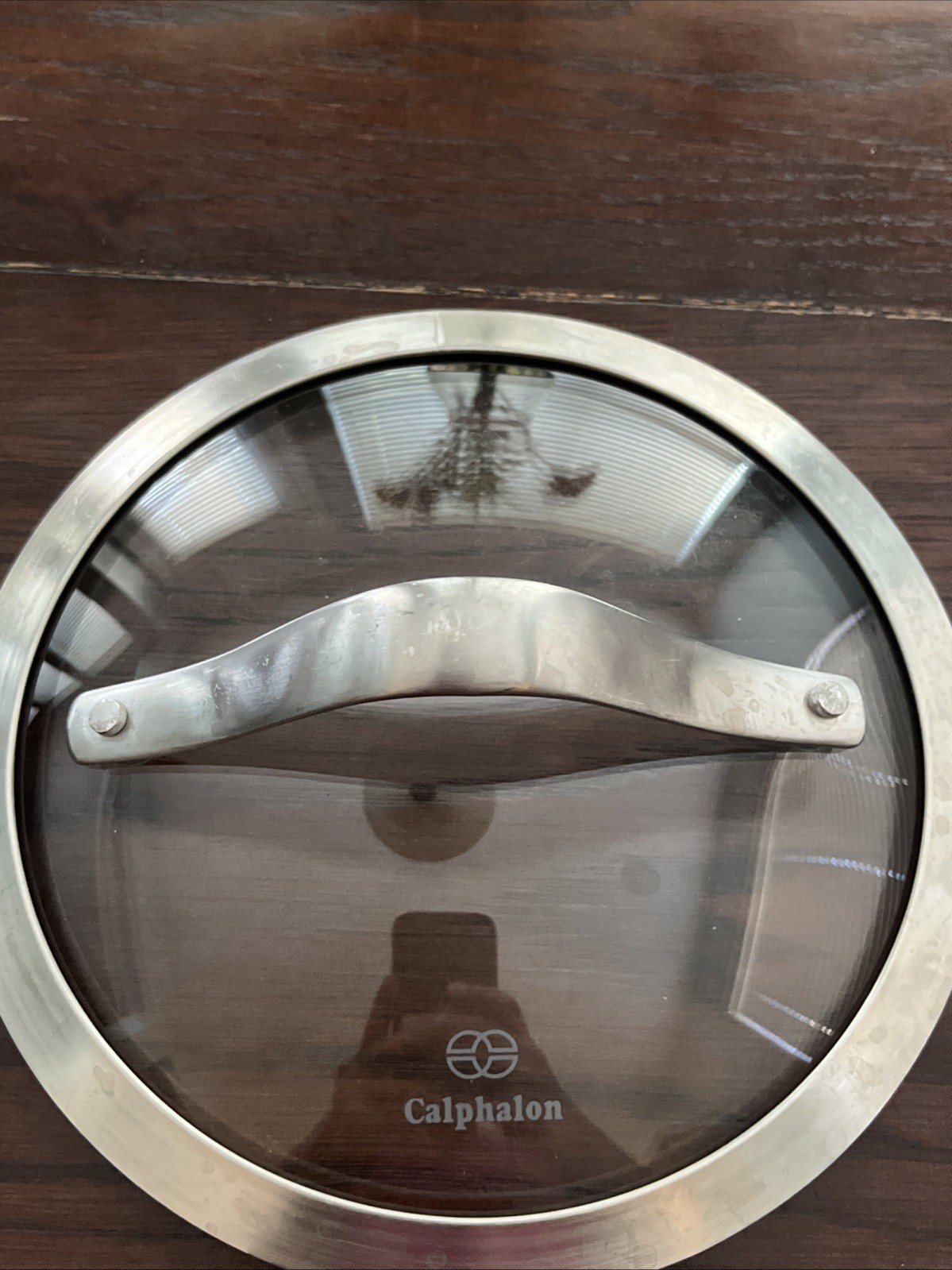 Calphalon Clear Glass & Stainless Steal 6 3/4” ID 7 1/4” OD Lid ONLY Replacement