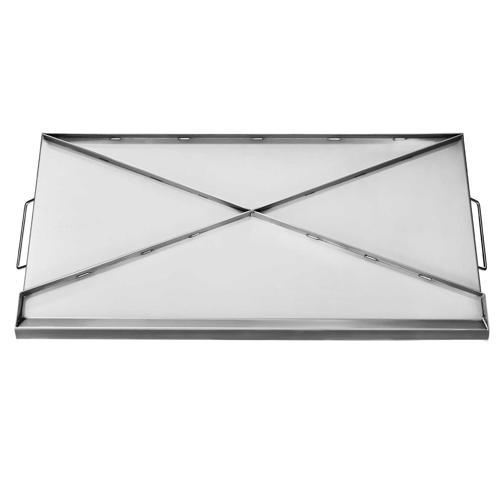 Stainless 32x16in Portable Griddle for Camping