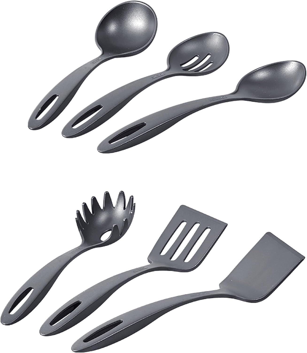 15 Pc Aluminum Nonstick Cookware Set with Utensils – Silver, 80143/035DS
