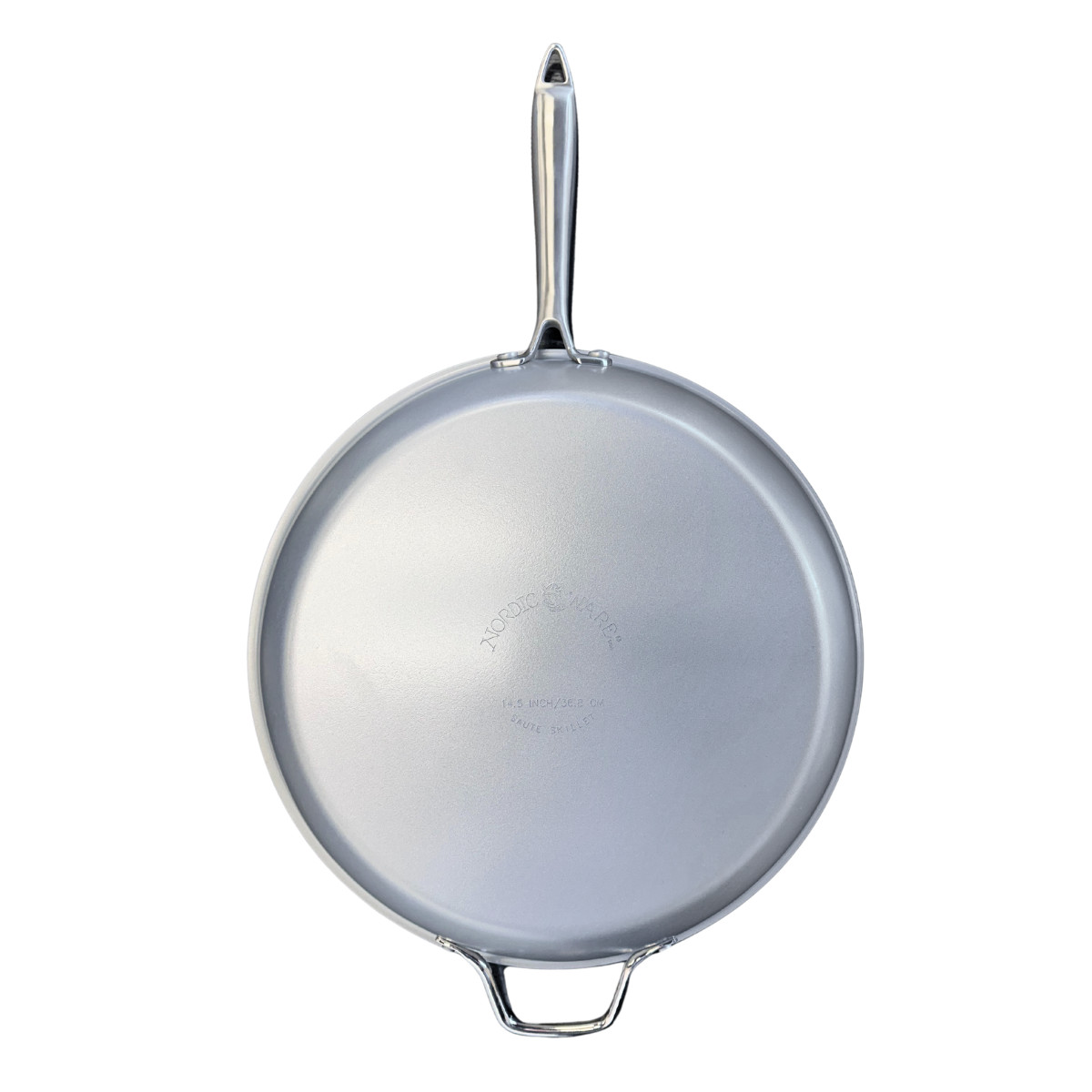 Nordic Ware 14″ Superior Steel Sauté Pan Nonstick Heavy-Duty NSF Certified USA