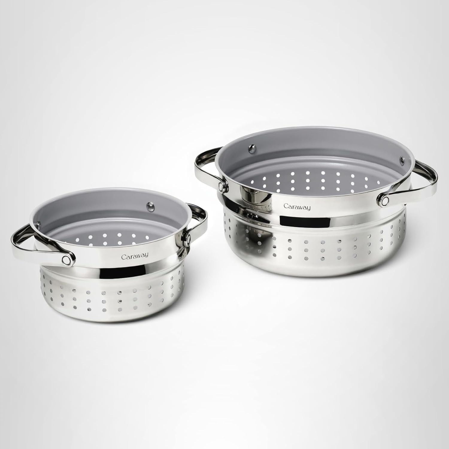 Steamer – Stainless Steel Steamer with Handles – Non Stick, Non Toxic Coating…