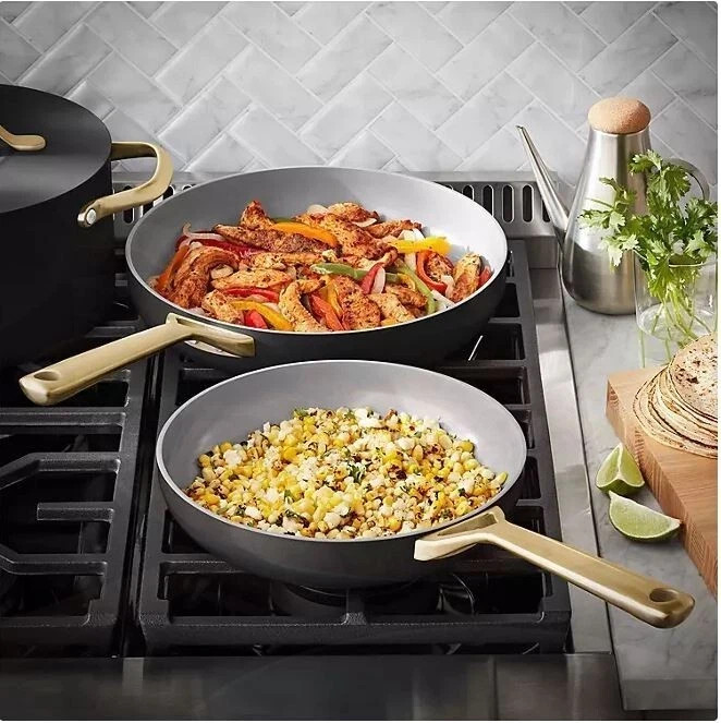 Member’s Mark 11-Piece Modern Ceramic Cookware Set-Black