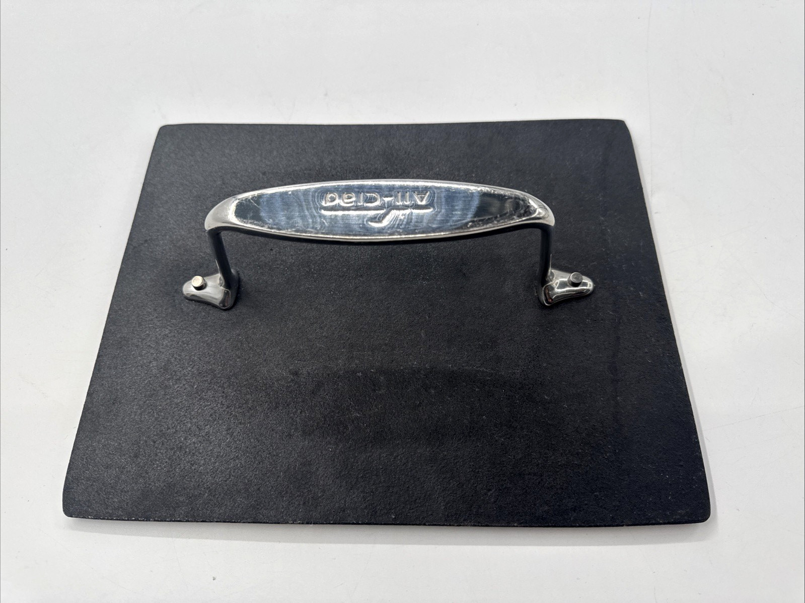 ALL CLAD PRESS Non Stick Black Cast Iron Panini Steak Burger Bacon Sandwich 10×8