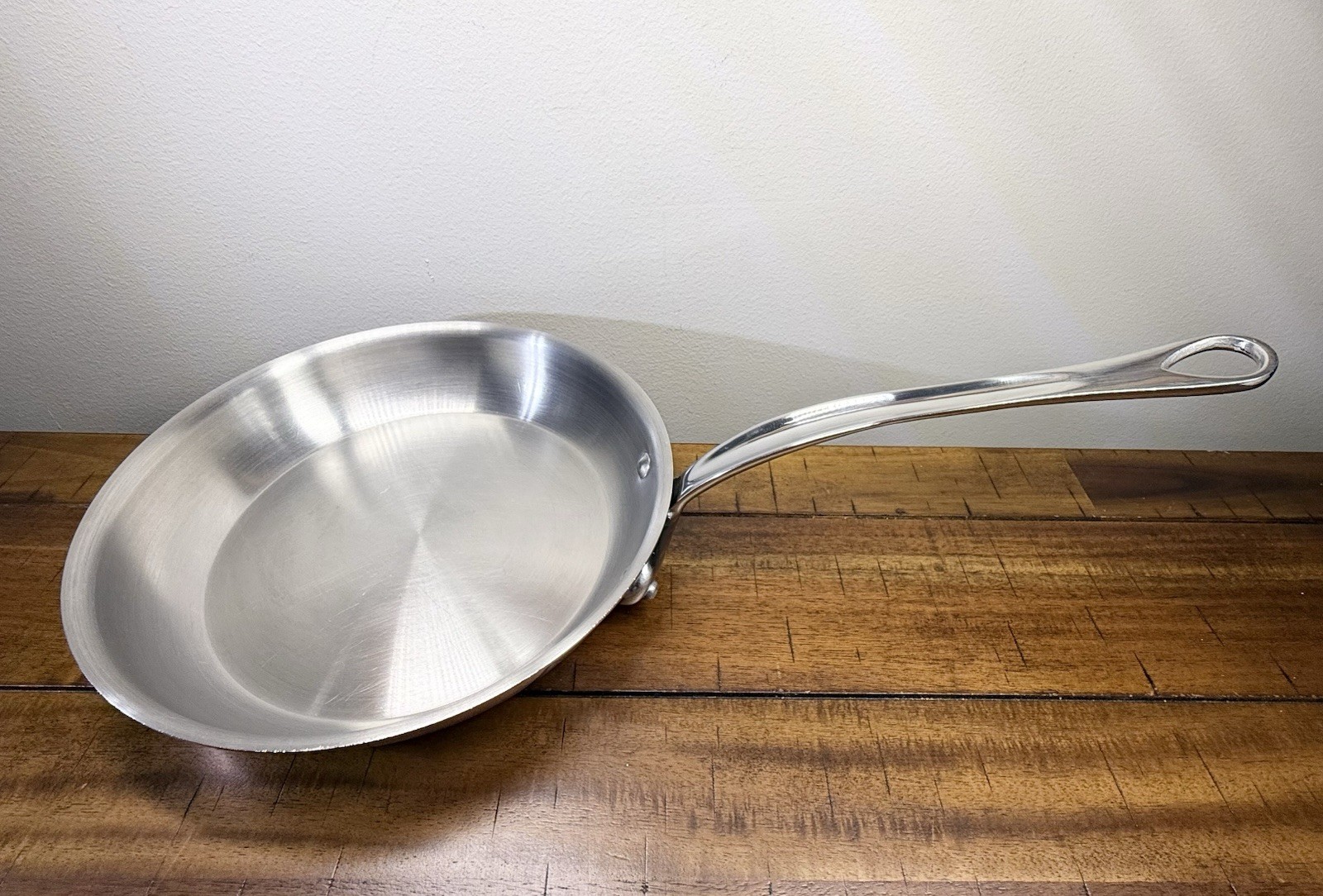 MAUVIEL 1830 Made in France COPPER ROUND FRYING PAN 10” Stainless Steel Handle