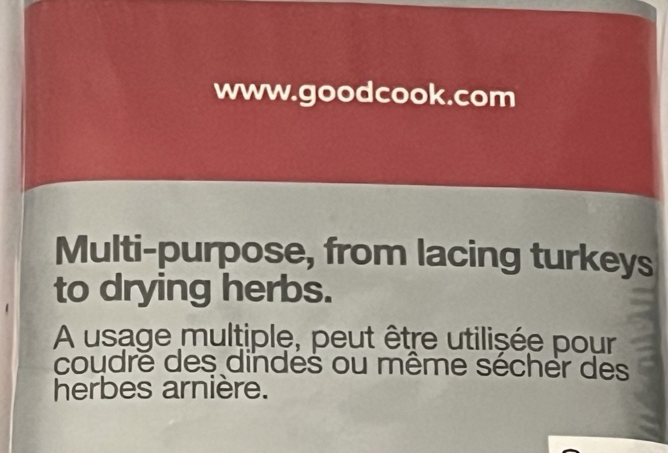 Good Cook – Kitchen Twine – 75 Feet – Multi Purpose – Blade Included