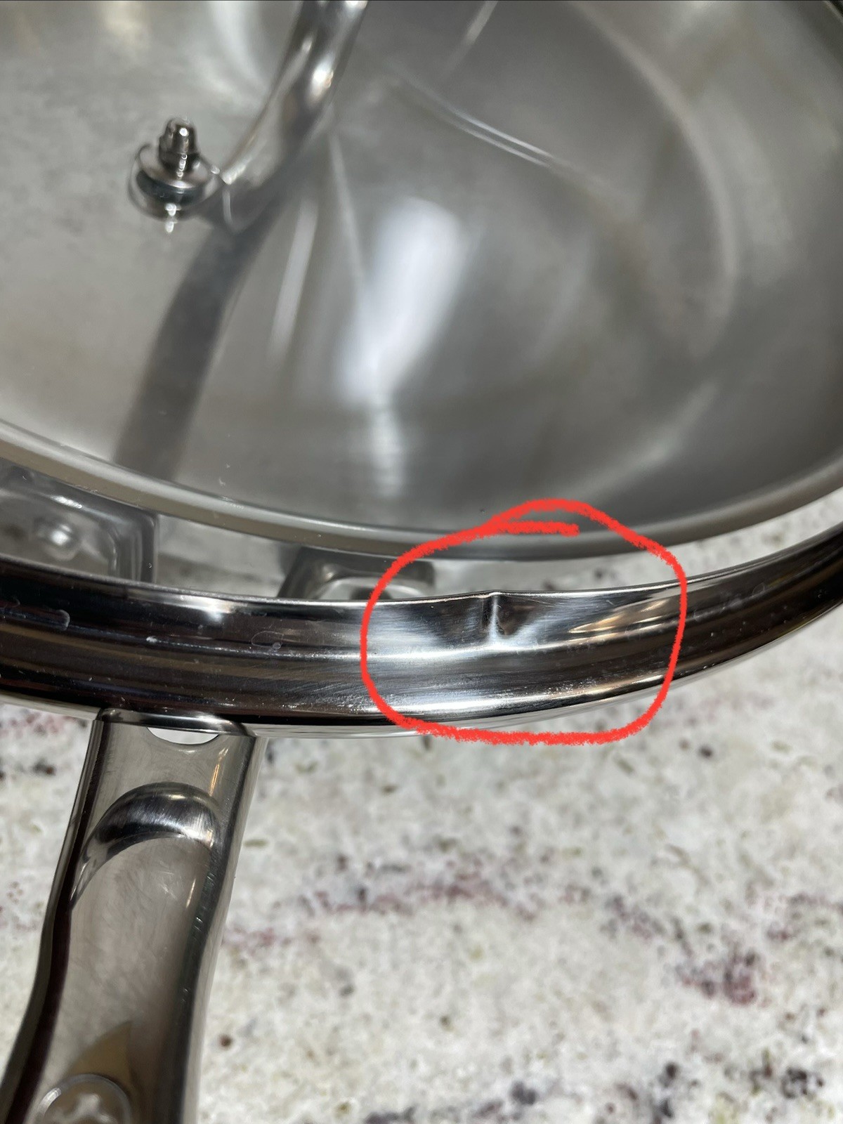 Swiss Diamond Stainless Premium Steel Chef’s Fry Pan With Lid 13 inches