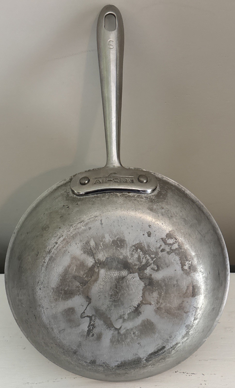 All-Clad Stainless Steel Skillet Saute Pan 8″ – Master Chef – S Handle