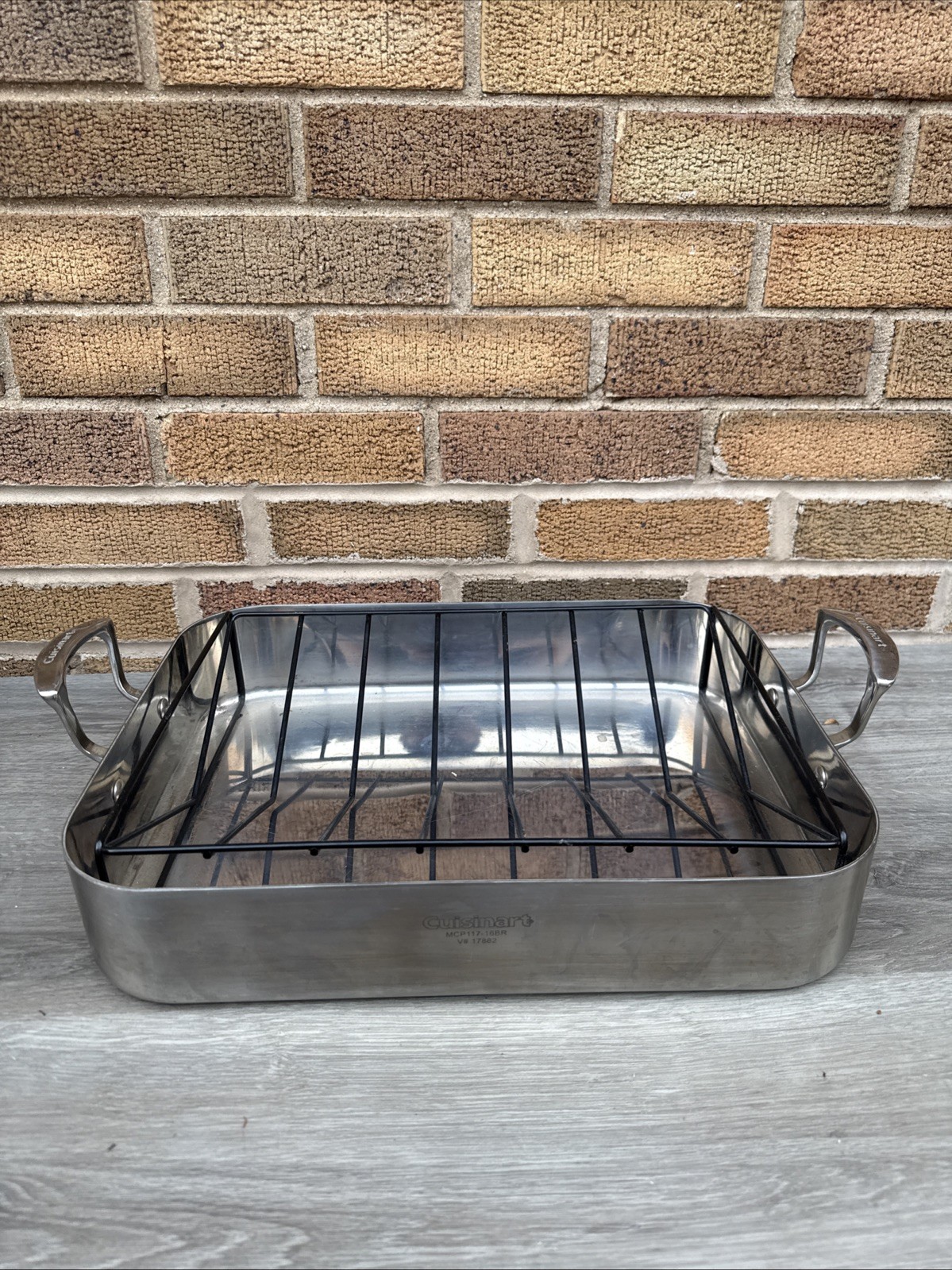 Cuisinart Roasting Pan with Rack, 16”, Chef’s Classic, Stainless