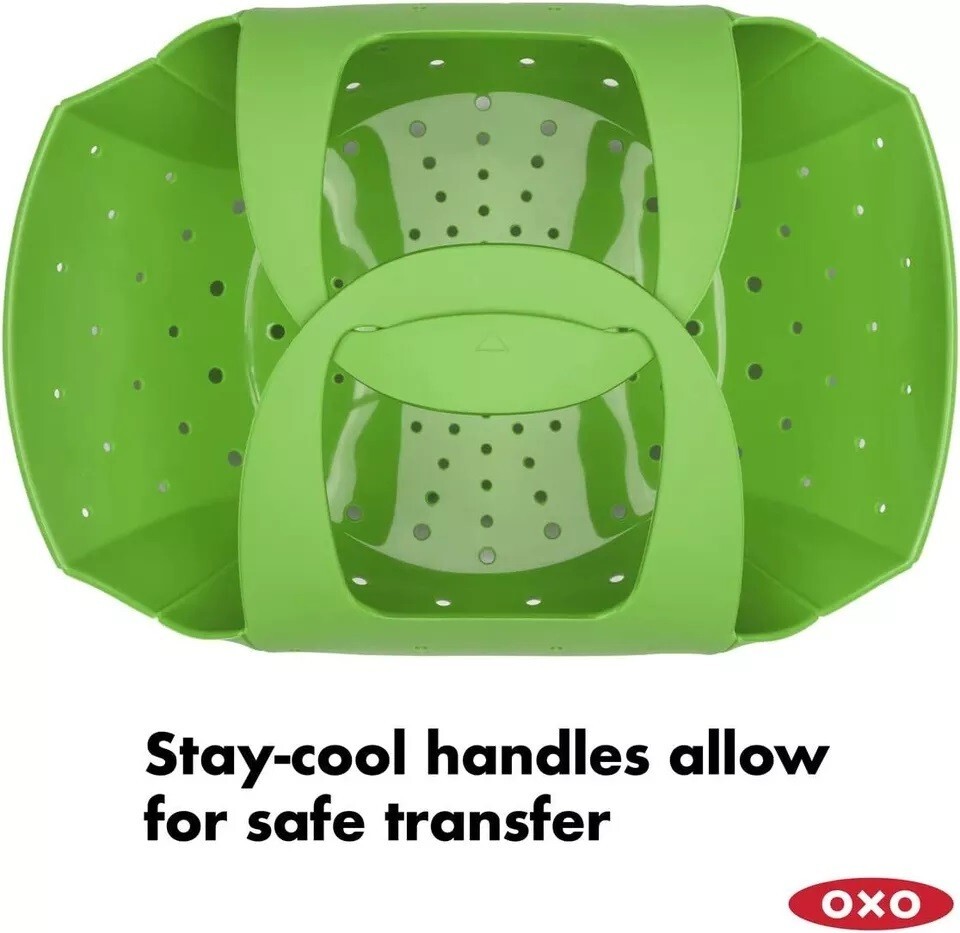 OXO Soft Works Silicone Pressure Cooker or Standard Pot Steamer Insert NWT