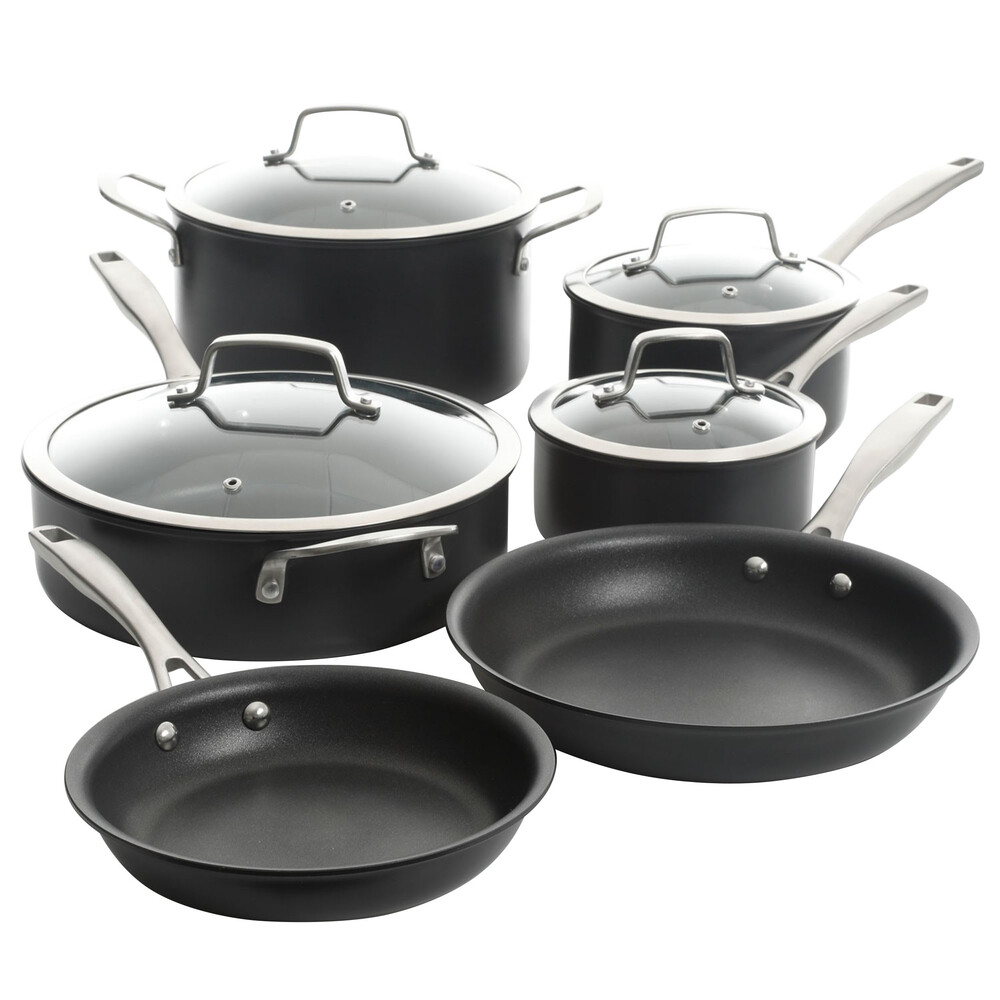 Kenmore Pro 127621.10 Arbor Heights 10 Piece Nonstick Aluminum Cookware Set In