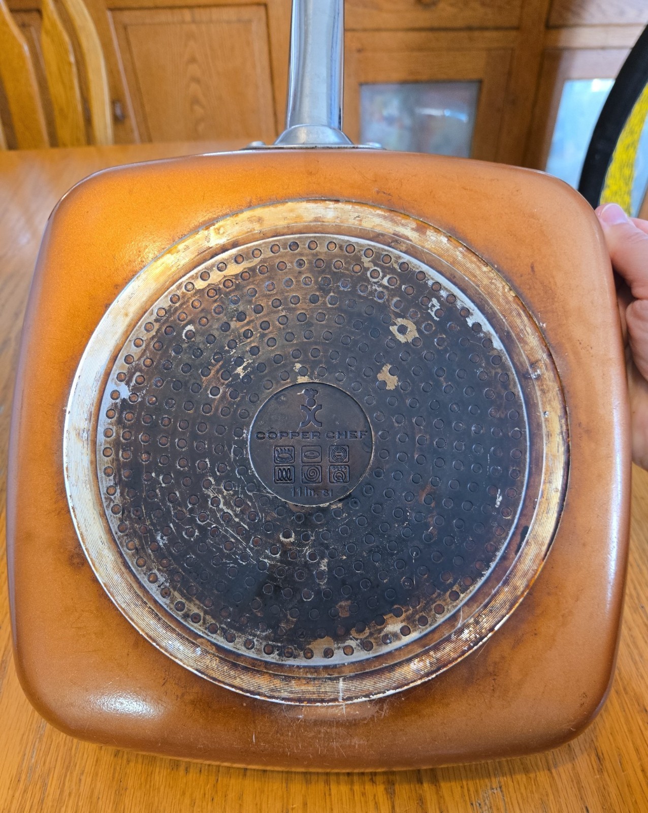 Copper chef 11 inch square pan