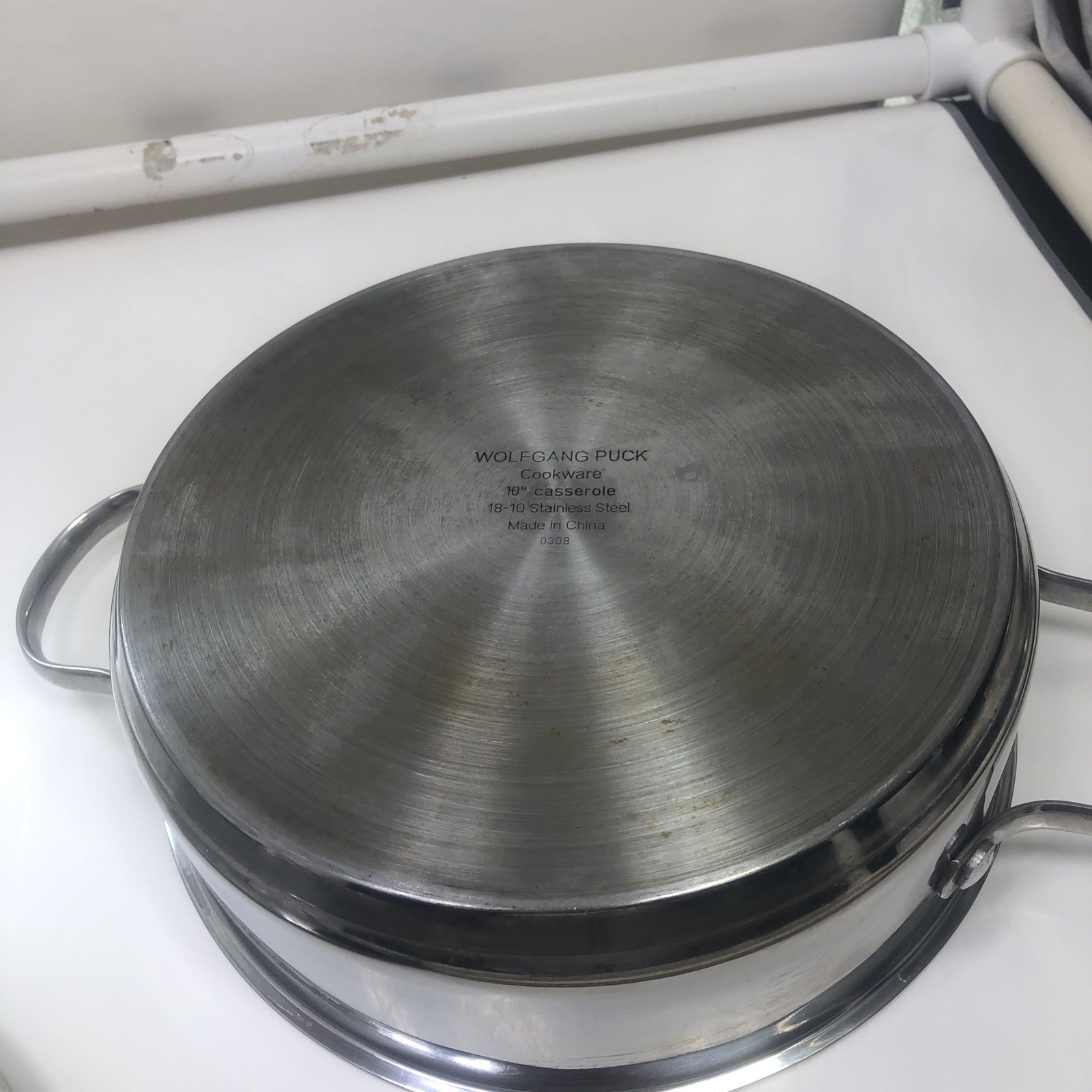 Casserole Dish Wolfgang Puck Cookware 10 Inch 18-10 SS 0308-C8