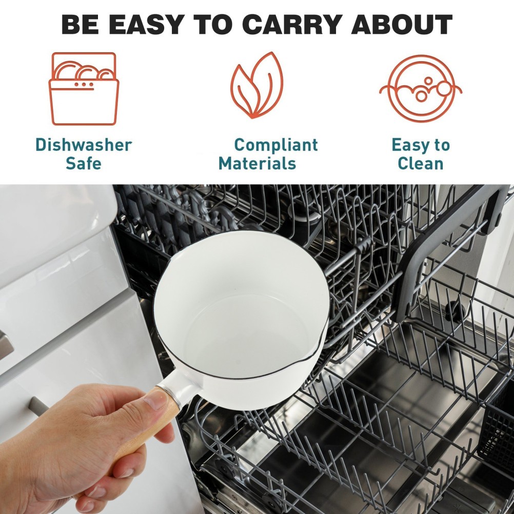 Handle Heat Pot Small Cup Cooking Cup Soup Bowl Western Sauce Pot