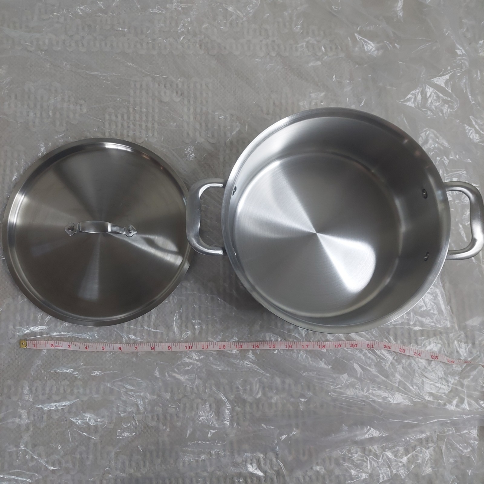 NWOT! Quince 8qt- 5ply Stainless Steel Non-Toxic StockPot & 12″ Fry Pan ! (G20)