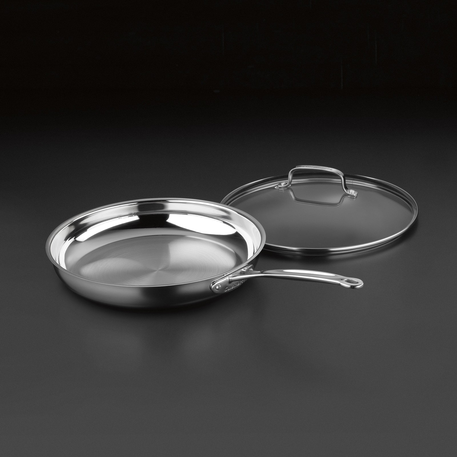 Cuisinart Chef’s Classic Stainless 12″ Skillet with Cover, 722-30GP1