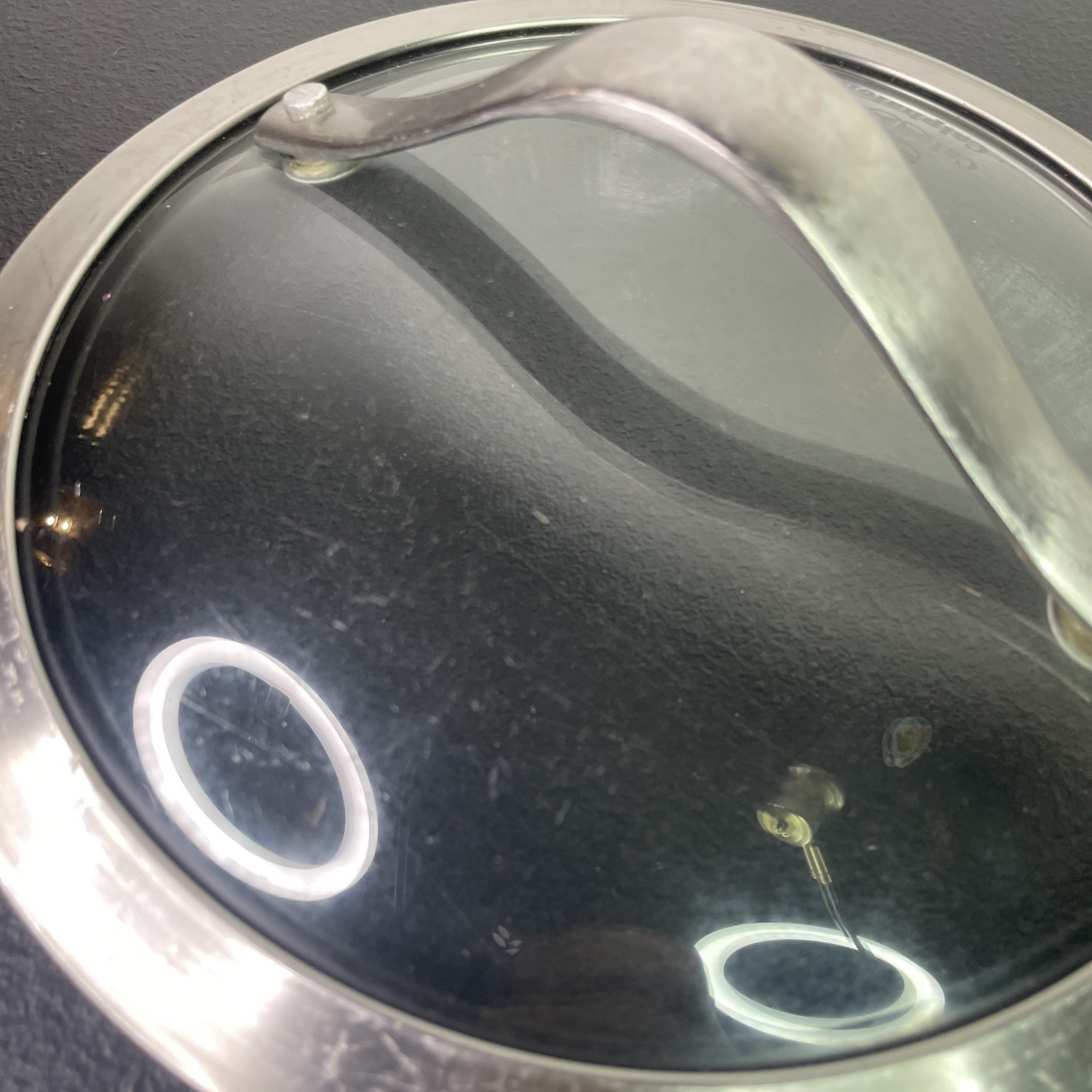 Replacement Calphalon Glass Lid for Pot, Fits 6 3/4″ – 7″ Opening #L44