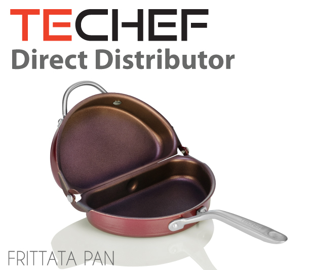 TECHEF – Frittata and Omelette Pan, Double Sided Folding Egg Pan, Made in Korea