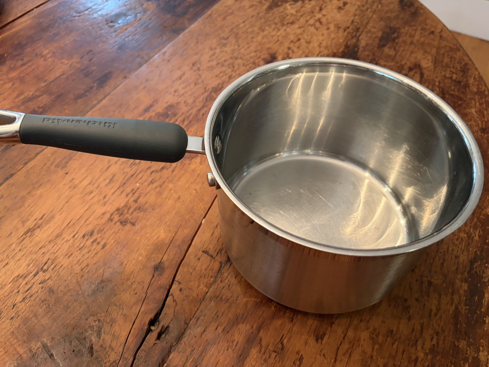 KitchenAid 3QT & 2QT Saucepans No Lids Stainless Steel Impact Bonded Even Heat