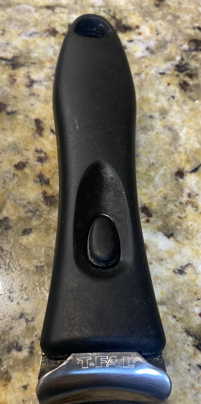 T-Fal Replacement Handle Detachable Lock On Pan Pot Casserole France Black