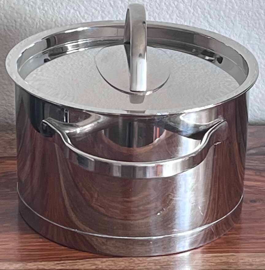 Masterclass Premium Cookware 2 Qt. Stockpot & Lid 18/10 Polished Stainless Steel