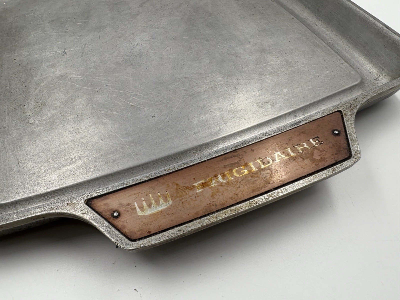 vintage Frigidaire cast aluminum square griddle pan Heat Minder Stovetop