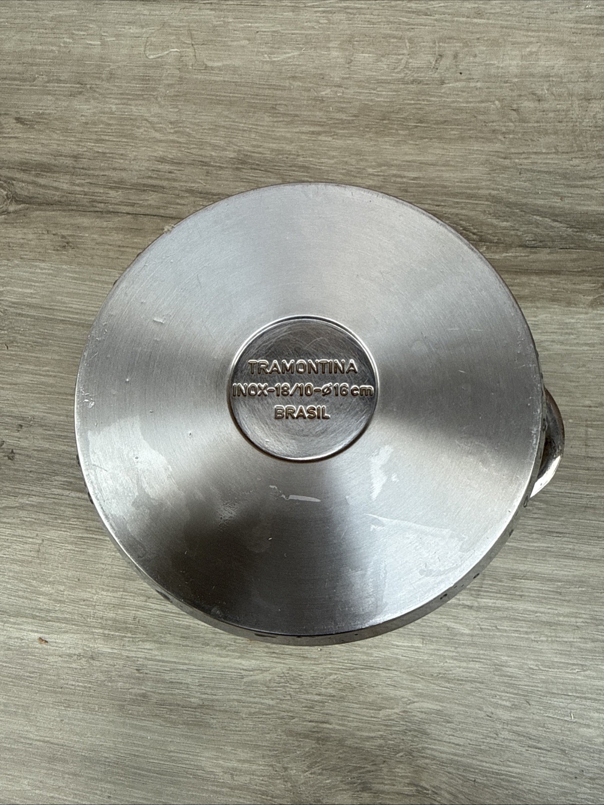 tramontina inox stainless pot brazil 2qt, Multi-ply Base. Induction Ready No Lid