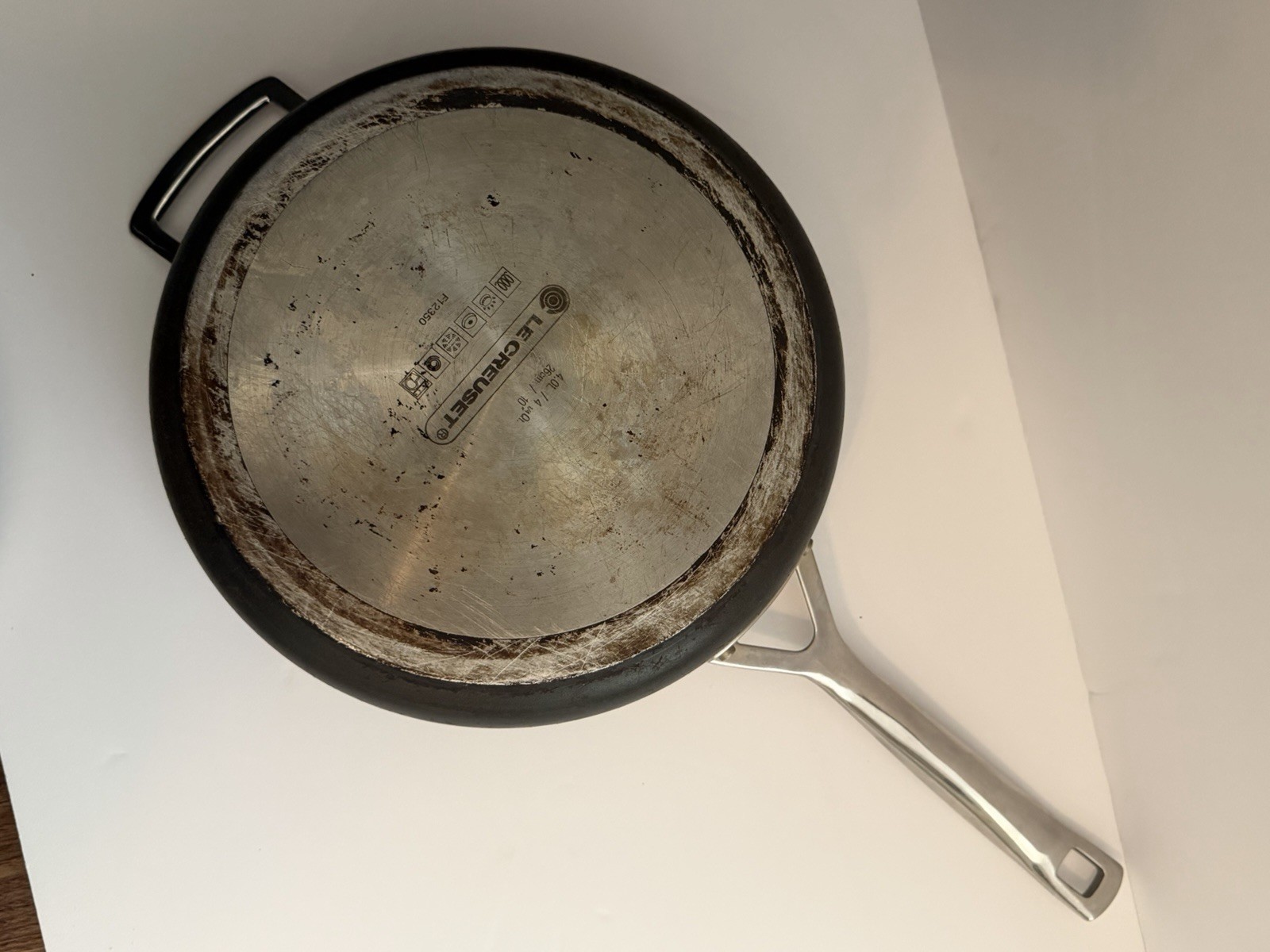 Le Creuset Nonstick Deep Saute Pan with Glass Lid, 4.25 Qt. 10”