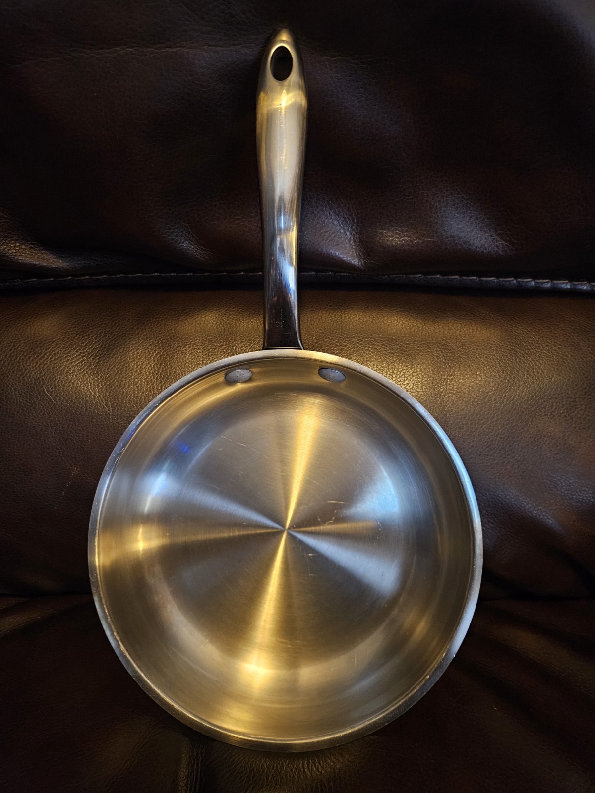 Wolfgang Puck 8″ Omelet Frying Pan 18-10 Stainless Steel in Very Good Condition