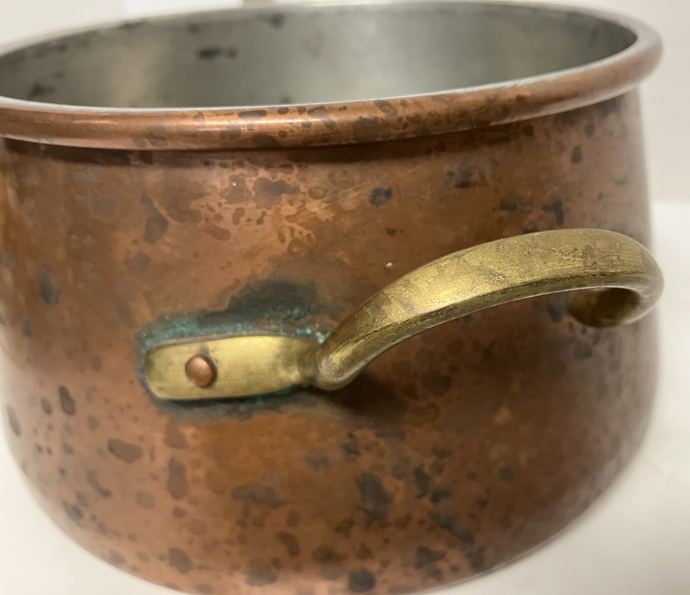 Vtg Professional Douro Portugal Copper Saucepan & Lid 4 Qt Cookware
