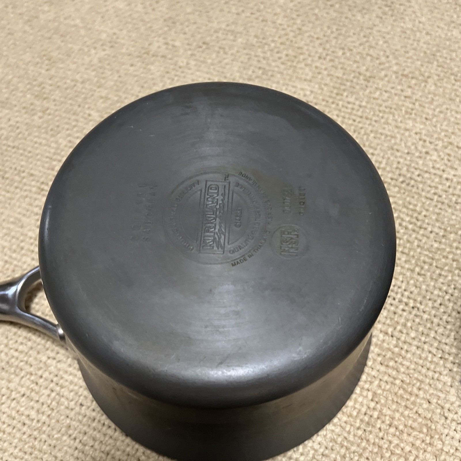 Kirkland Signature Hard Anodized Saucepans 2,3,4 Qt Professional Quality