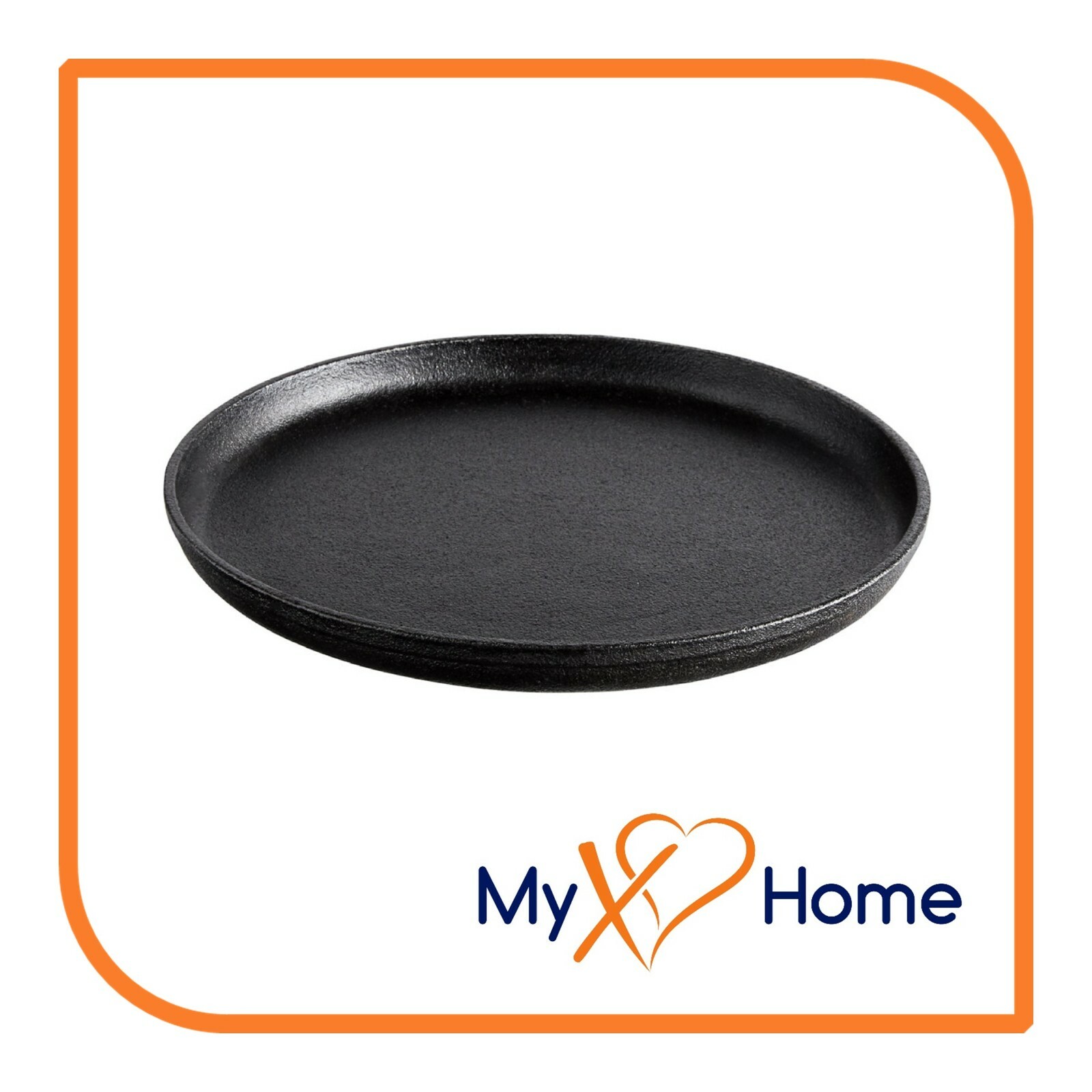 9″ Pre-Seasoned Cast Iron Fajita Skillet (1 Skillet) by MyXOHome