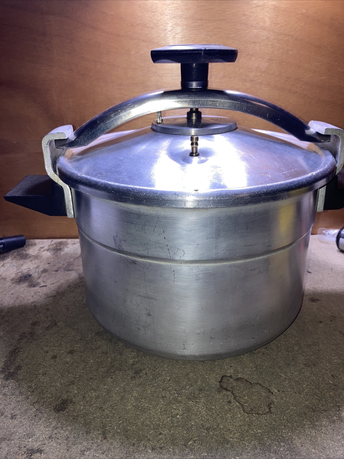 (D47) Antique Casserole Minute SEB 8 Liters Aluminum Vintage