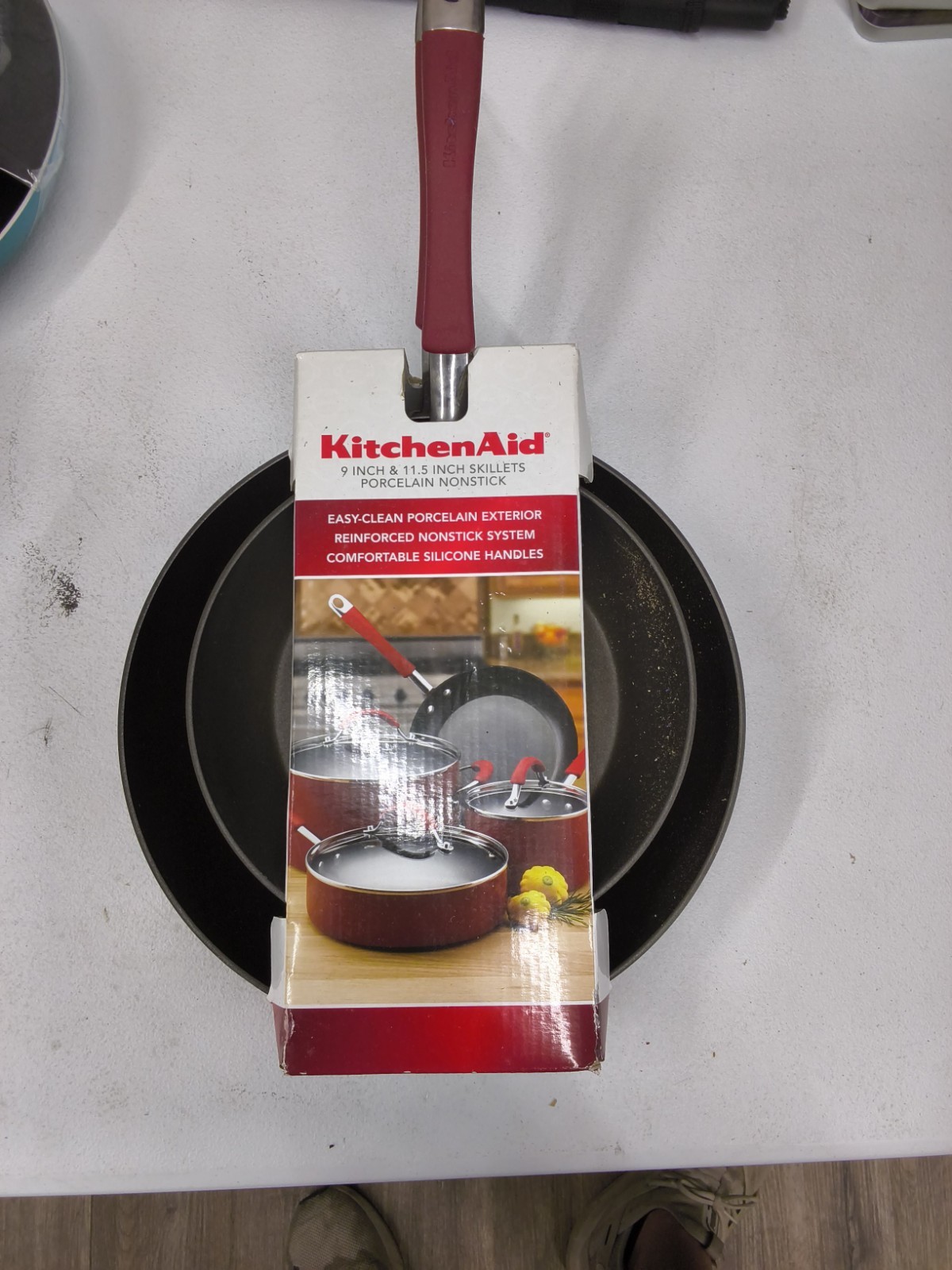 Kitchenaid 9 inch and 11.5 inch skillets
