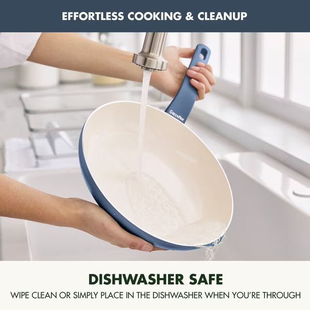 GreenPan Essence 17-Piece Ceramic Nonstick Cookware – Toxin-Free