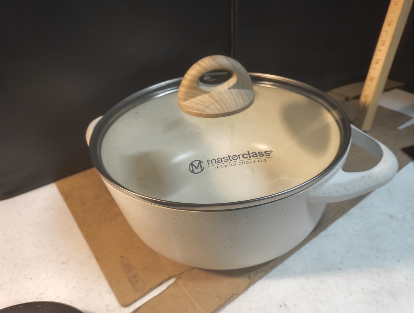 Masterclass Premium Cookware Collection 10″ Casserole Pan/Pot With Lid