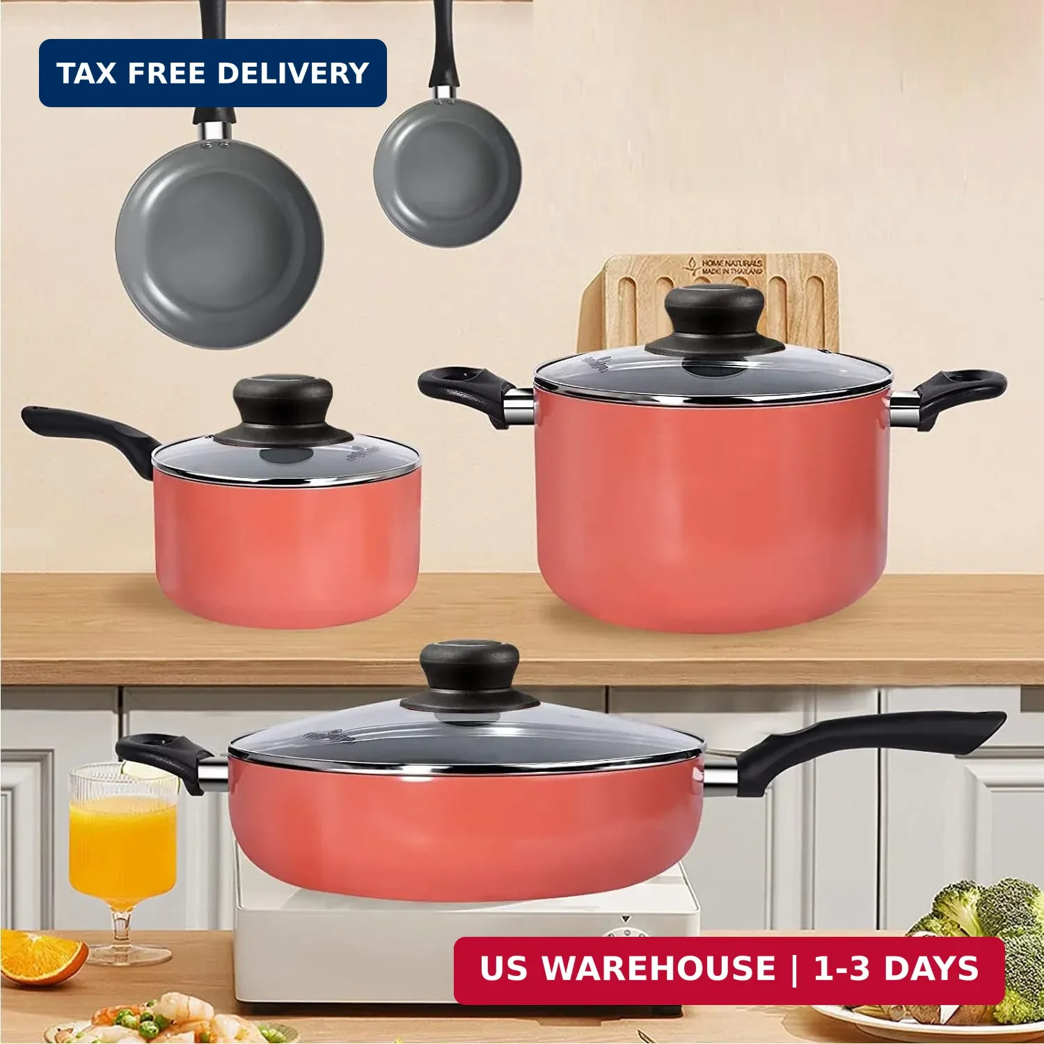 12 Inch Pan Lid – Glass Lids For Lodge 12″ Cast Iron Skillet, Frying Pan, Wok, P