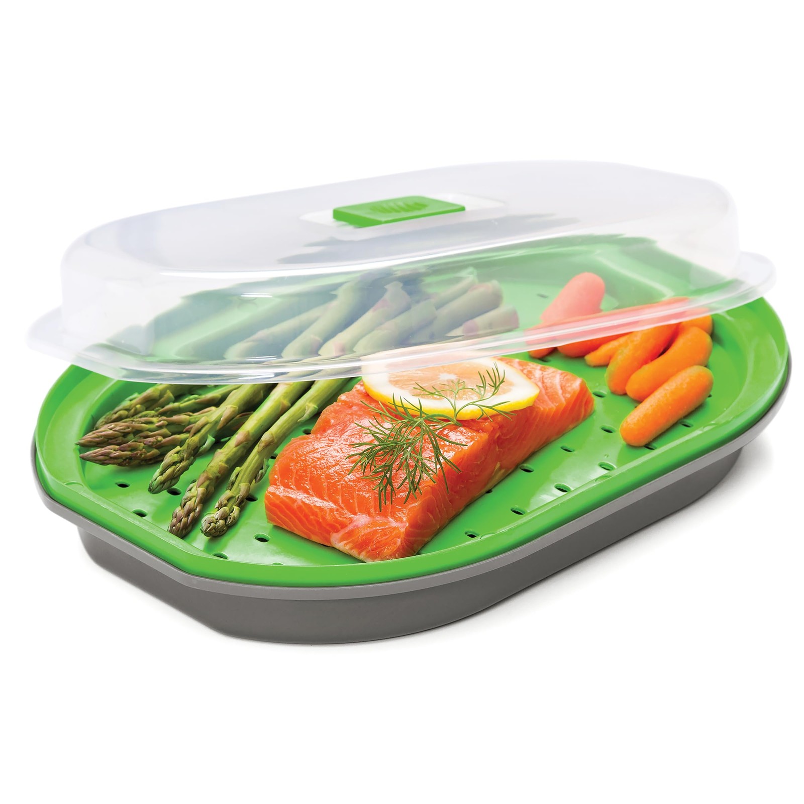 International Steamer Fish/veggie Gray