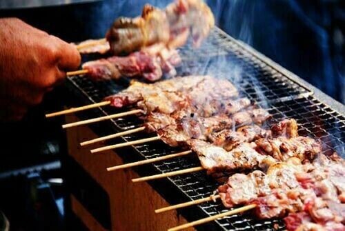 Yakitori BBQ TK-414 Stainless Charcoal Grill Barbecue Hibachi Konro Brand New