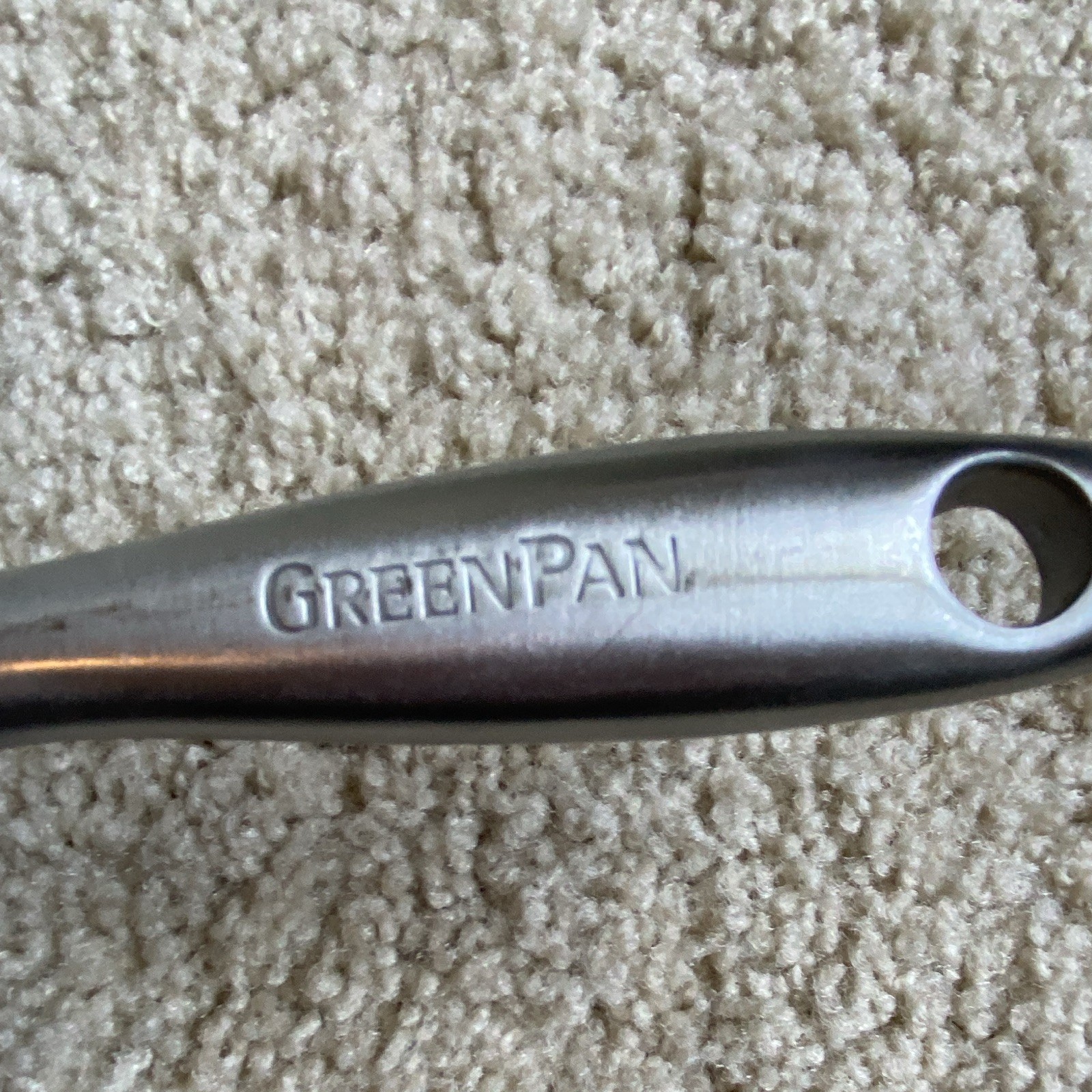 GreenPan 8-Inch Gray Non-Stick Frying Pan Metal Induction Long Handle