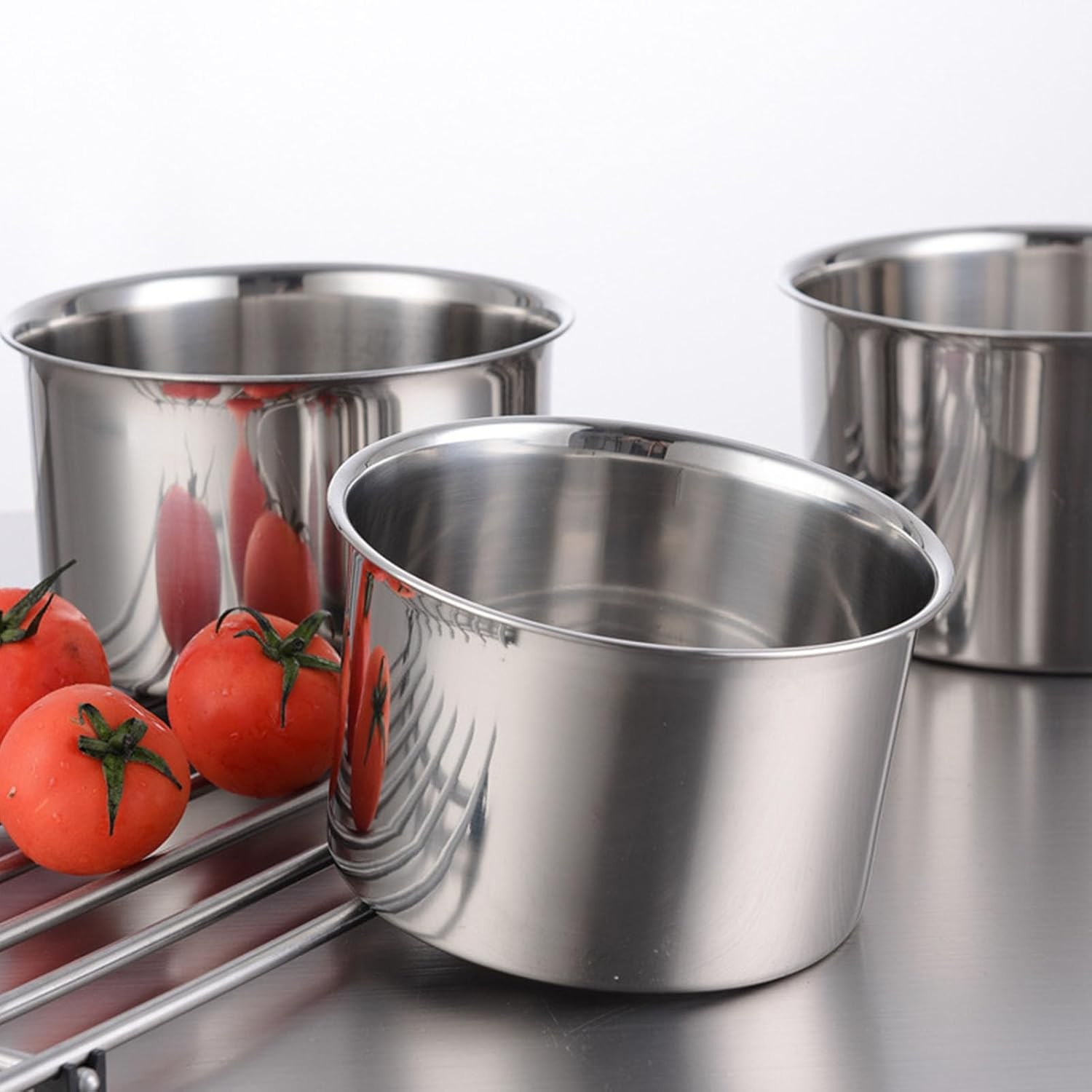 Stock Pot with Lid, Stainless Steel Heavy Duty Induction Cooking Pot