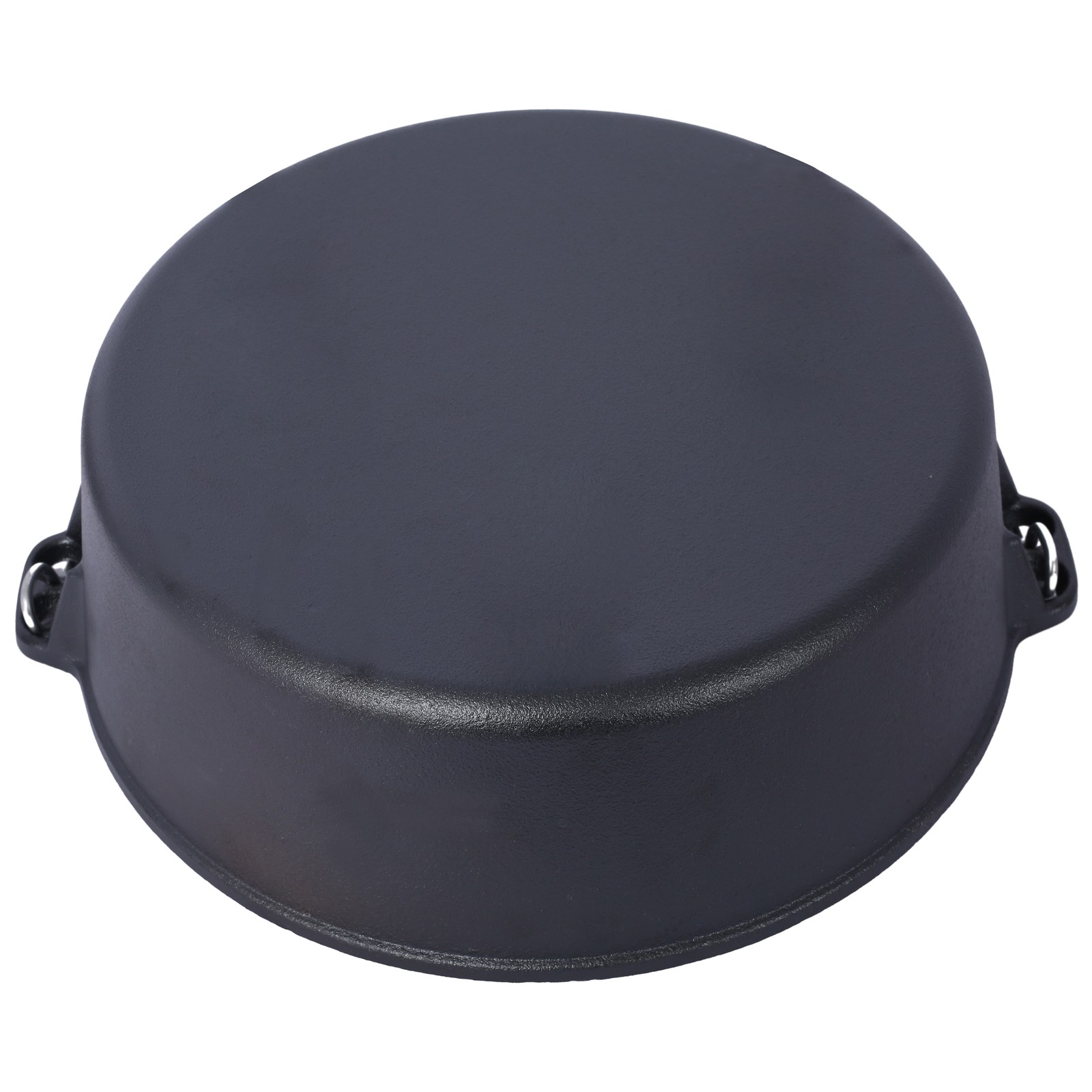 Tileon Dutch Oven12 qt Cast Iron Black Pre-Seasoned Lid Fireplace BBQ Camp Bake