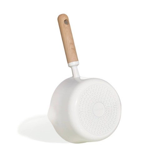 Carote 2qt Ceramic Nonstick Sauce Pan with Lid Cream